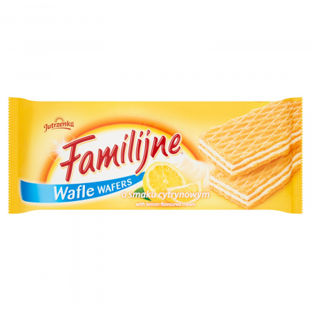 Familijne Wafle o smaku cytrynowym 180 g